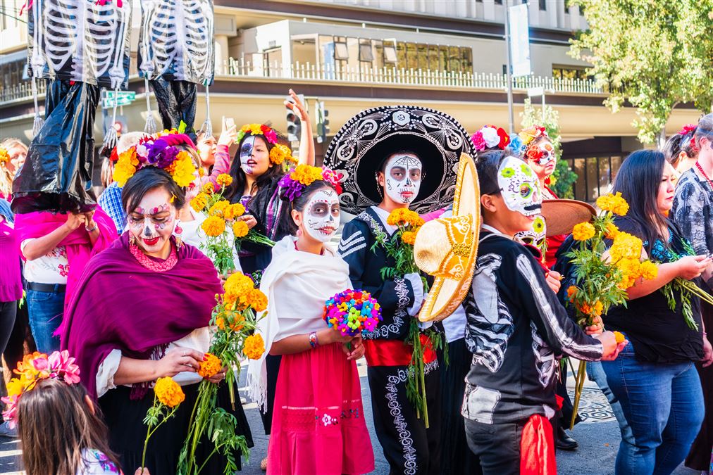 La festa dei Dias del Los Muertos è una delle più sentite dai messicani