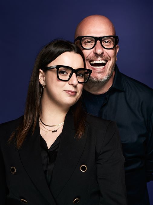 Paolo Brunelli e la figlia Vittoria. Foto Wilson Santinelli