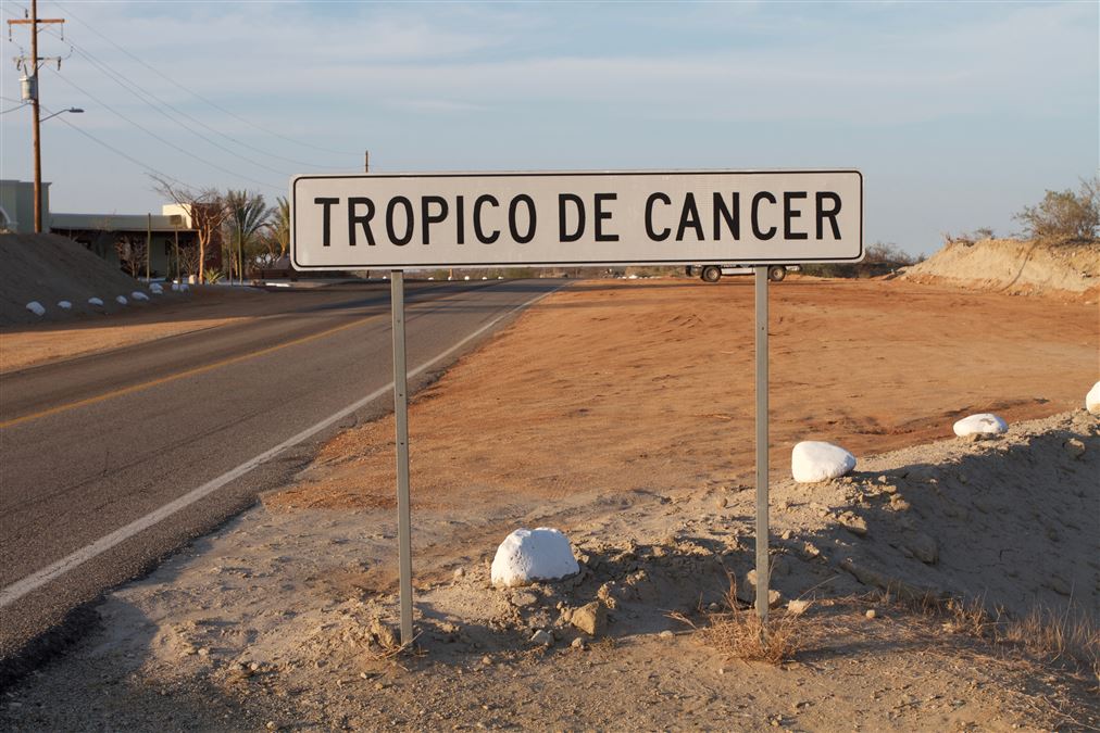 Una delle peculiarità del Messico è la presenza del Tropico del Cancro...