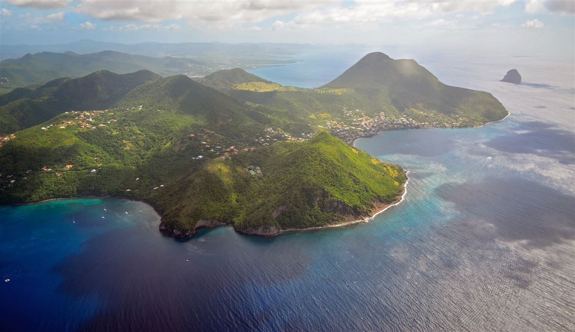 Una veduta della splendida isola di Martinica