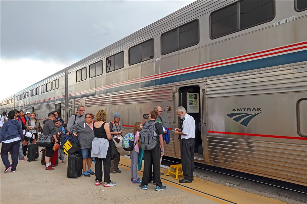 Il viaggio slow dei treni Amtrak catturano l'interesse di migliaia di turisti ogni anno