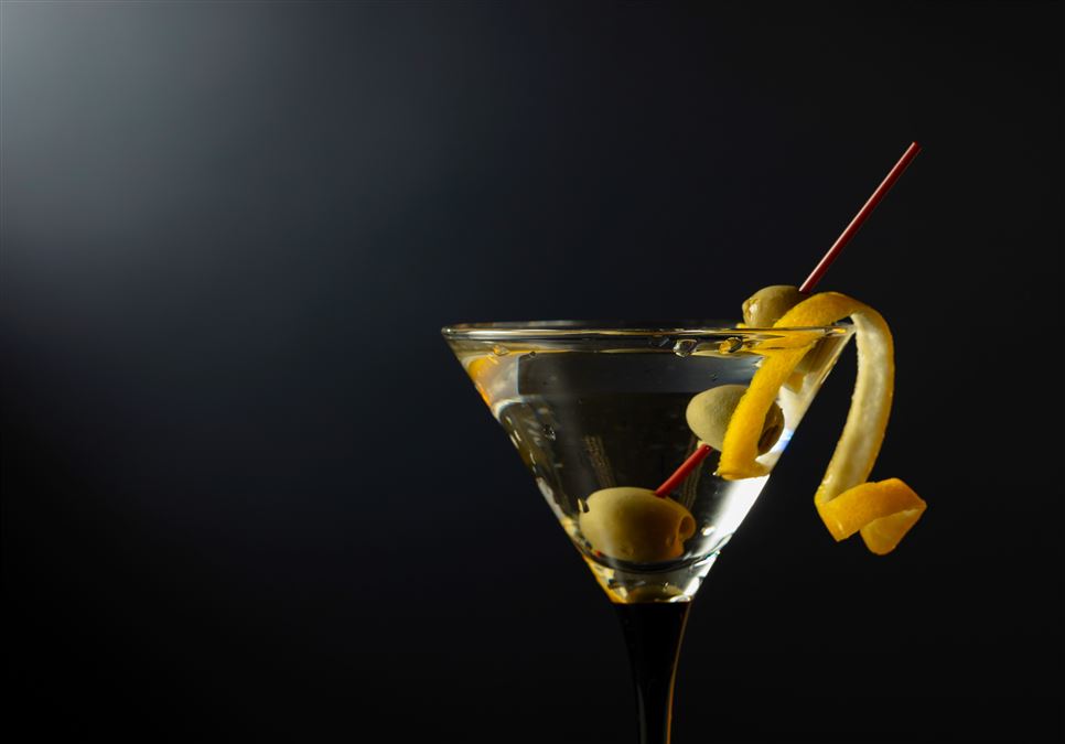 ... ma il suo preferito è di certo un Martini 50/50.