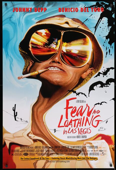 L'iconica locandina di Fear and Loathing in Las Vegas.